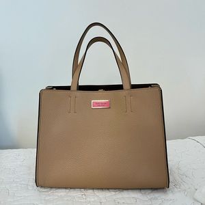 Kate Spade Sam Medium Satchel in Light Fawn